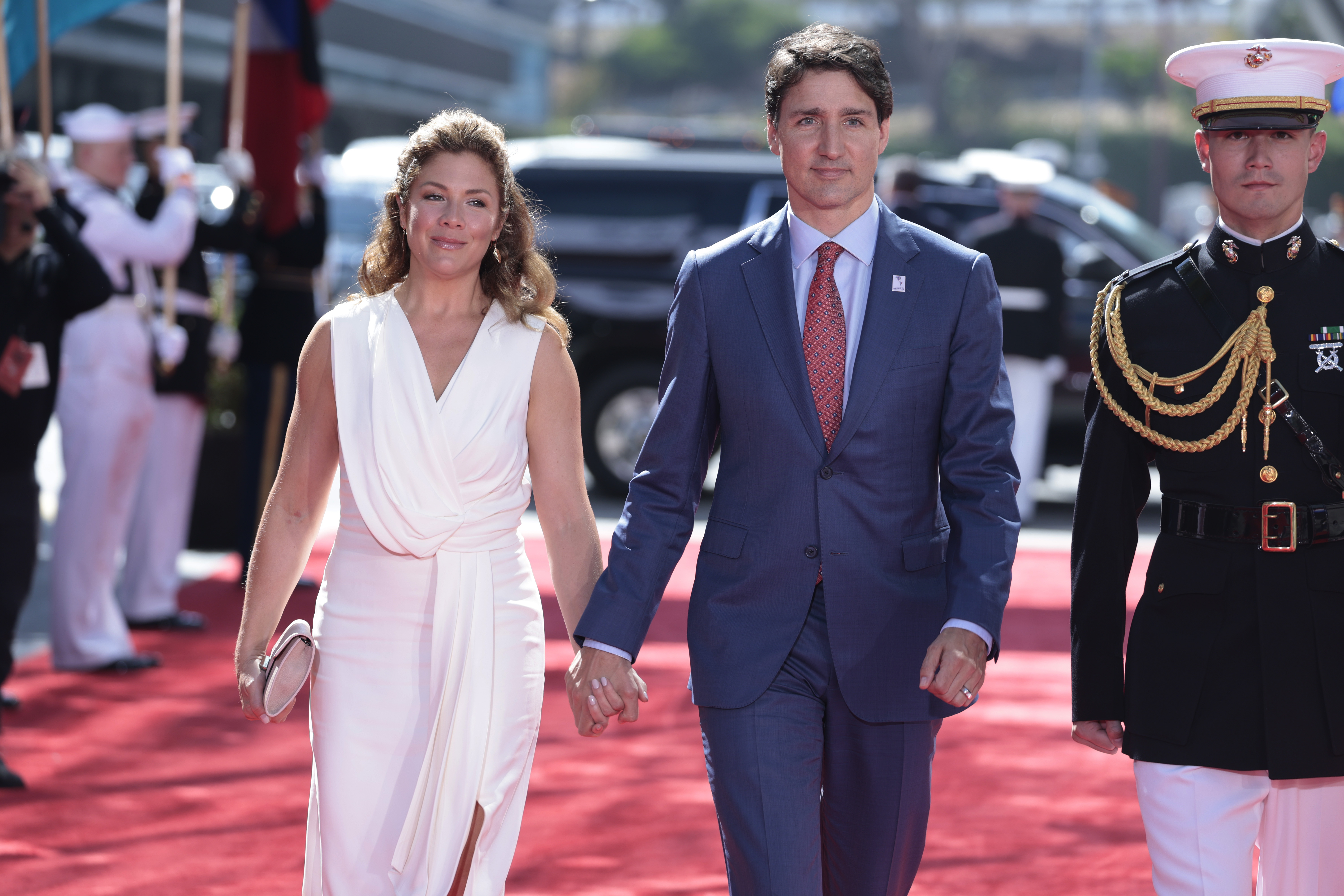 Justin Trudeau and Sophie Gregoire Trudeau in 2022