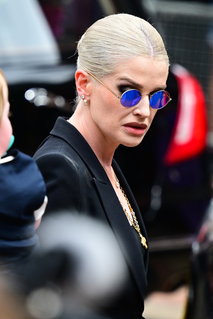 Kelly Osbourne at Ozzy Osbourne's funeral