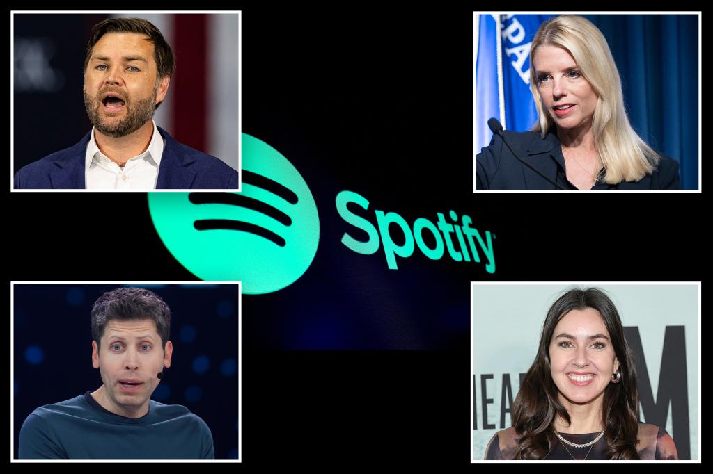 The ‘Panama Playlists’ leak claims to expose Spotify accounts of JD Vance, Pam Bondi and a slew of other pols and CEOs