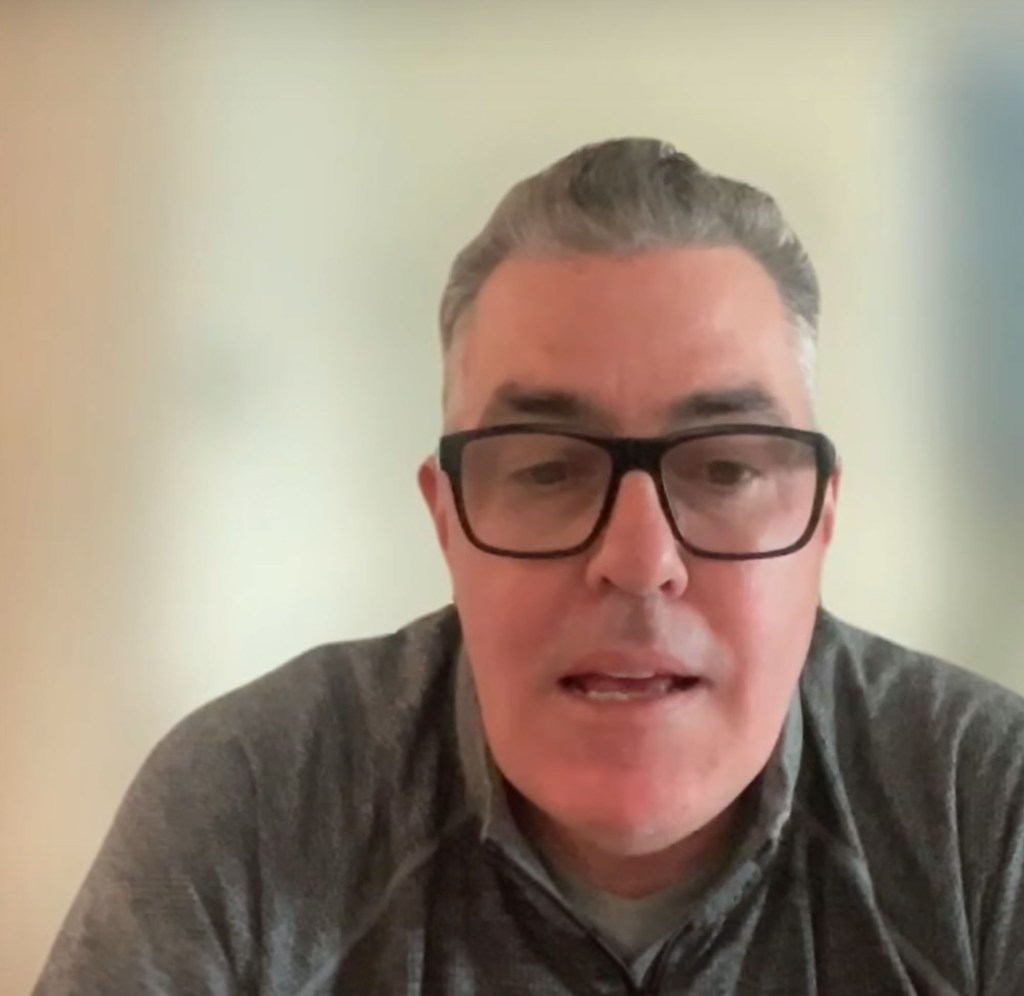 Adam Carolla talking to conservative commentator Emily Dashinsky.