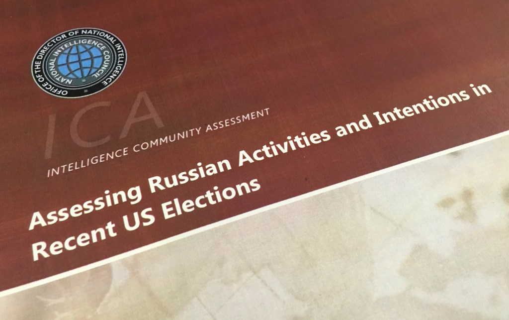Intelligence Community Assessment on Russian interference in US elections.
