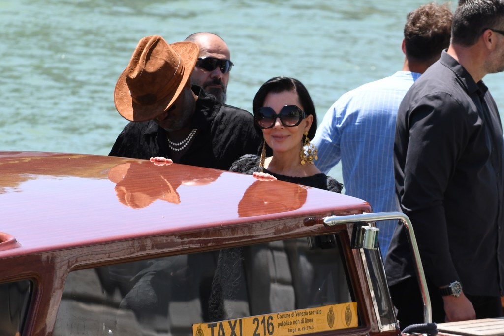 Kris Jenner and Corey Gamble in Venice, Italy for Lauren Sanchez and Jeff Bezos' wedding.