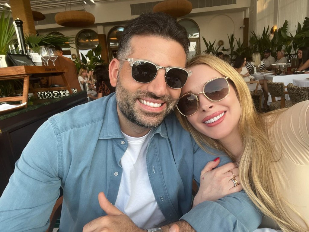 Lindsay Lohan and her husband, Bader Shammas.