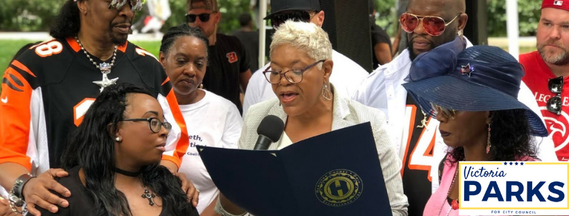 Victoria Parks announced that she would not seek reelection, and will retire after her current term ends. 