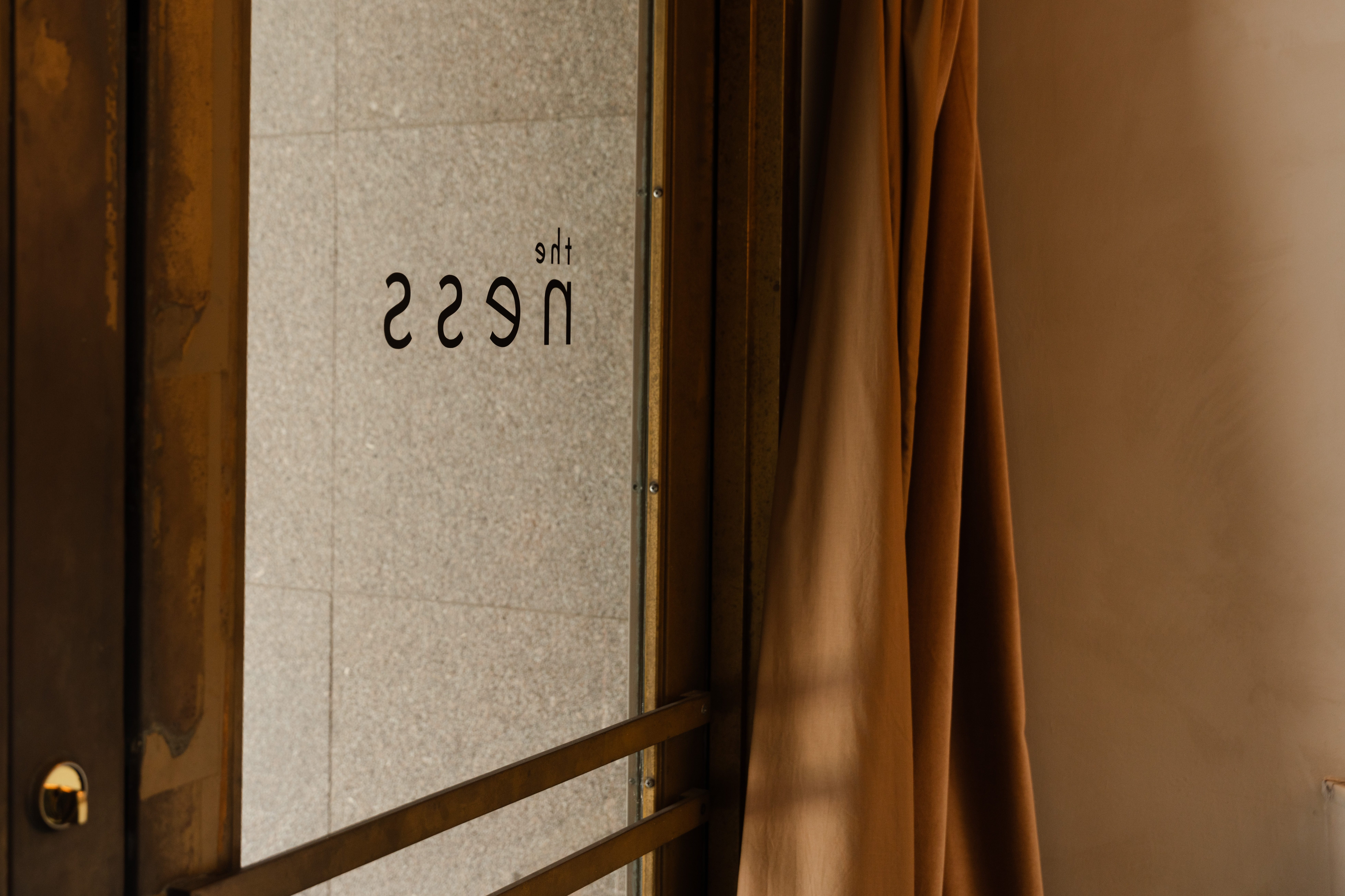 The Nees studio door