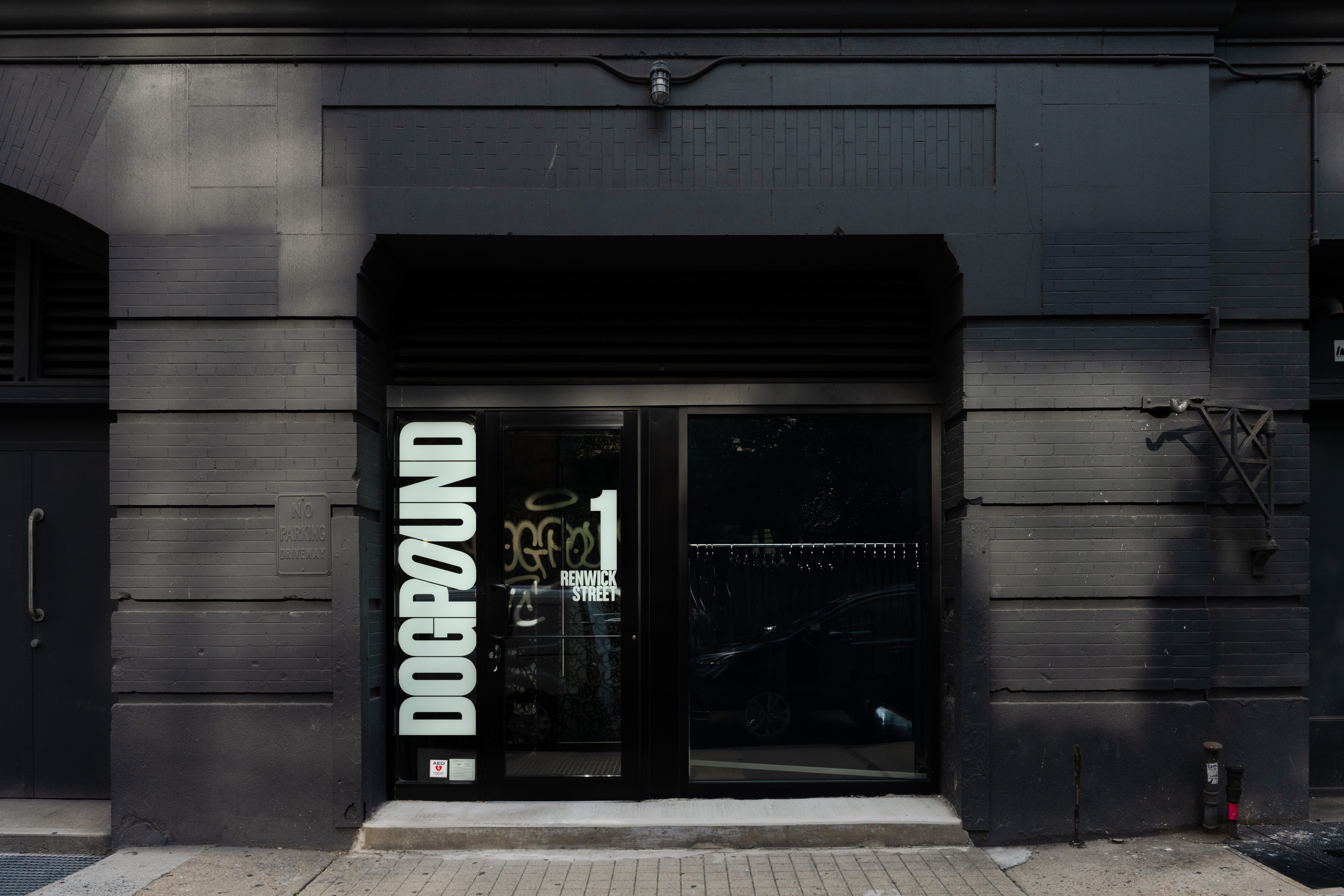Dogpound front door in New York