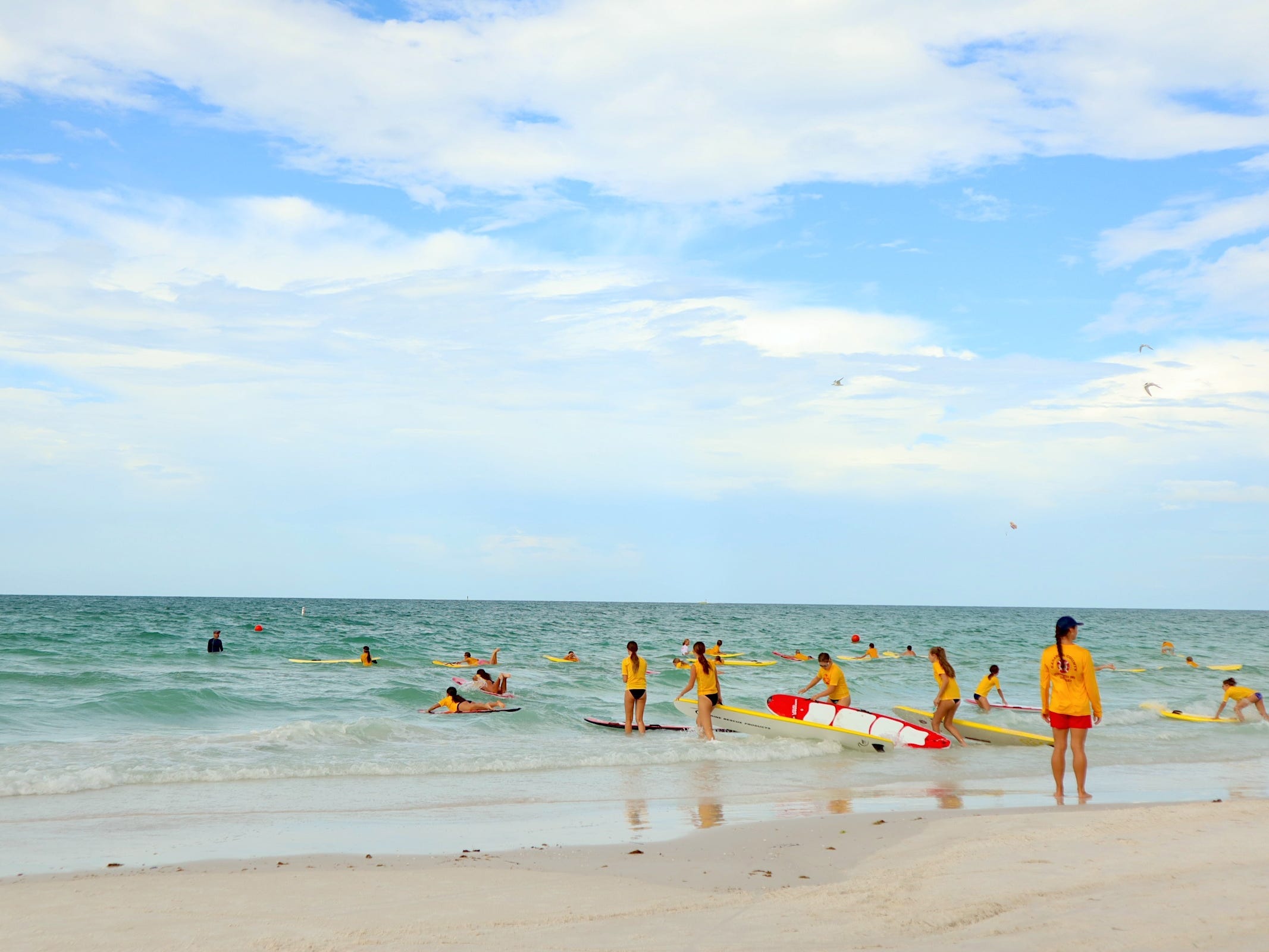 kids surfing on siesta key