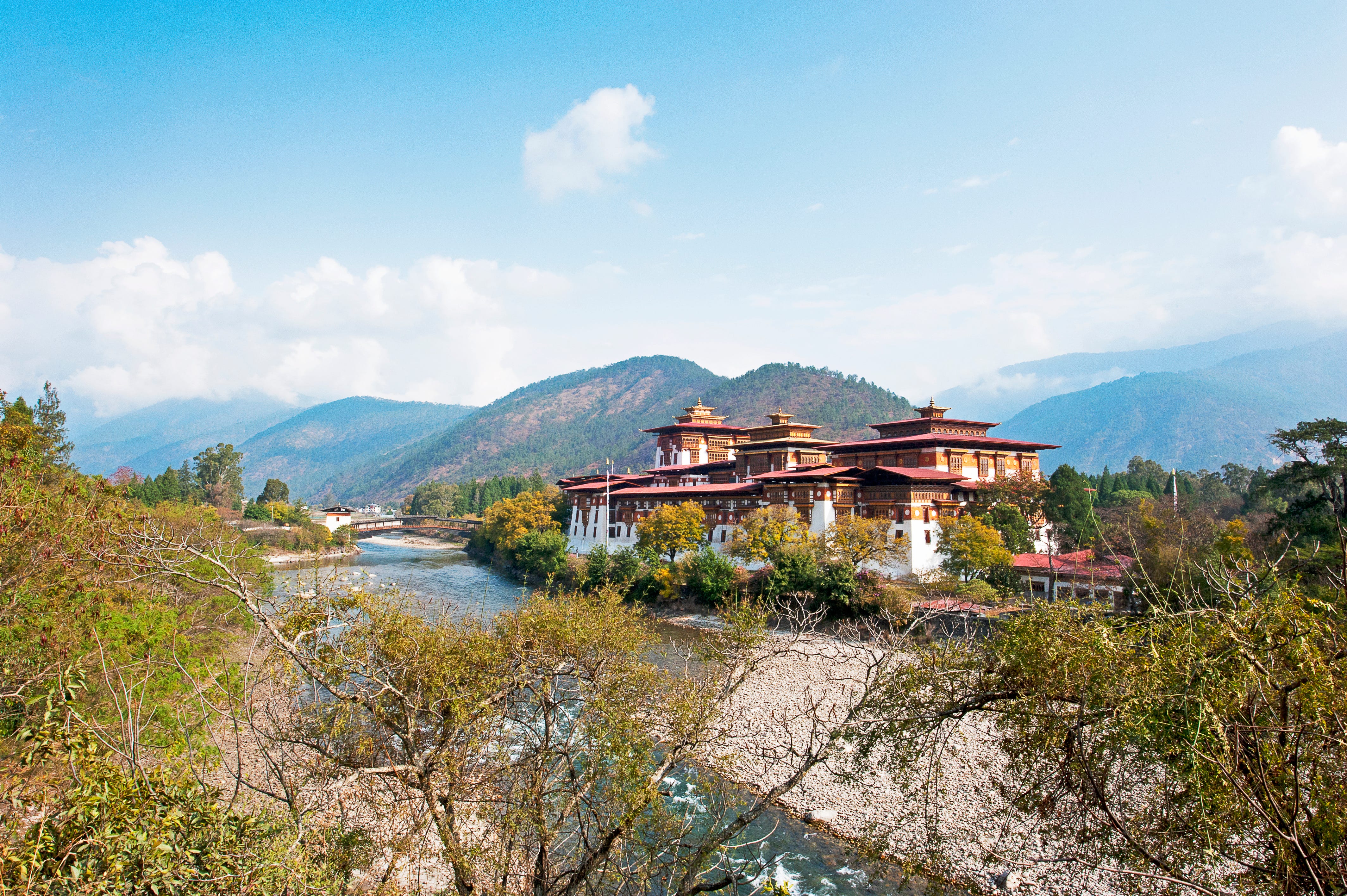 Punakha Dzong palace in Bhutan