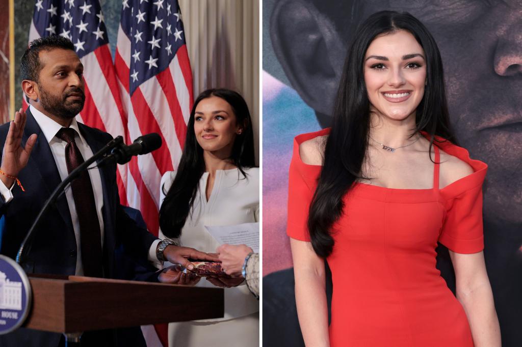 Kash Patel’s country singer girlfriend fends off ‘disheartening’ conspiracy theories she’s honeypotting FBI boss