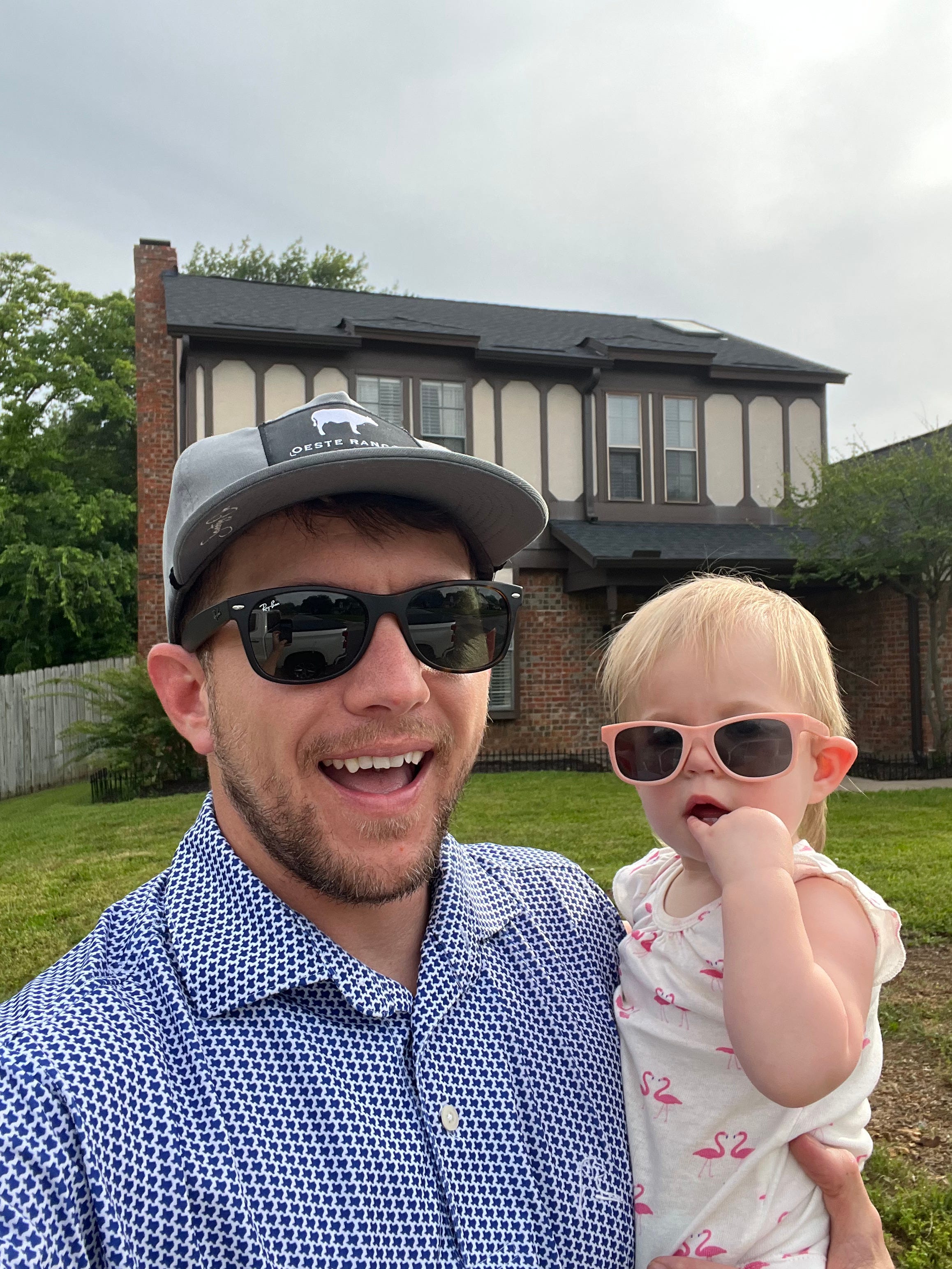 Joshua Harville and daughter