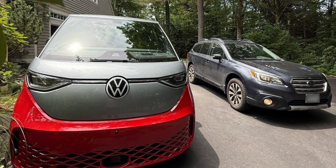 My family of 5 outgrew our Subaru Outback. We test drove the Volkswagen ID Buzz and loved it — except for one thing.
