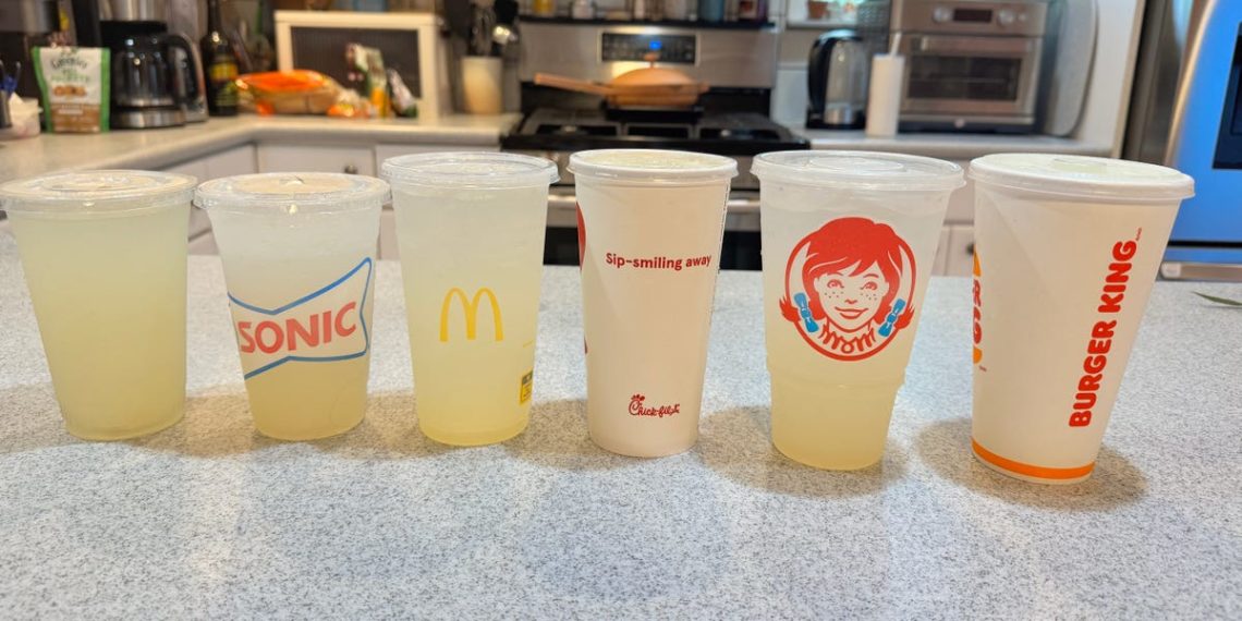 I tried 6 fast-food lemonades. A recently revamped recipe was my favorite.