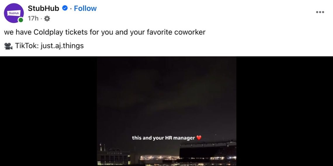 Tesla, Netflix, and StubHub are seizing on the viral ‘ColdplayGate’ moment