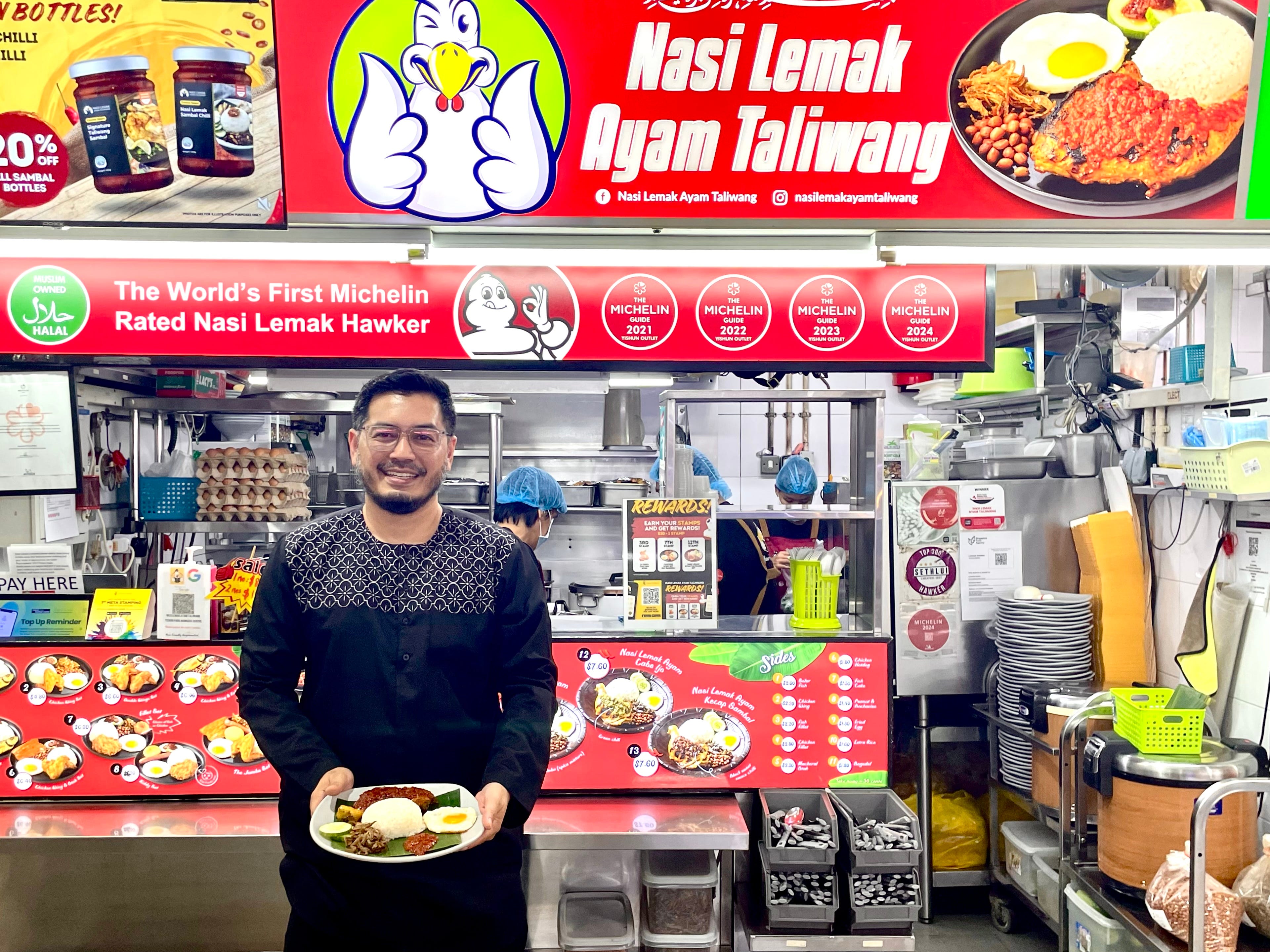 Noorman Mubarak is the owner of Nasi Lemak Ayam Taliwang, a Malay food chain that has 30 outlets across Singapore.