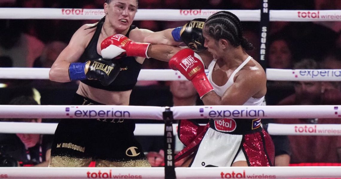 Amanda Serrano no pudo en el tercer duelo ante Katie Taylor y la trilogía despeja dudas