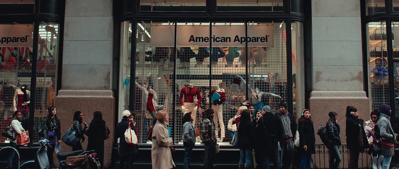 Photo from "Trainwreck: The Cult of American Apparel"