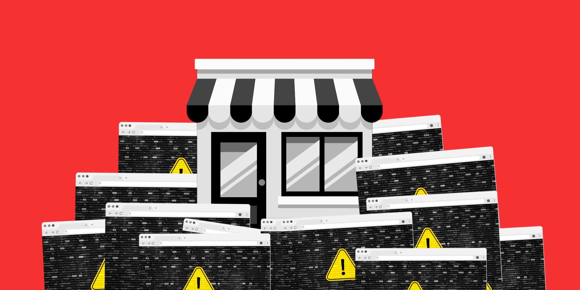 Business overflowed with scam websties