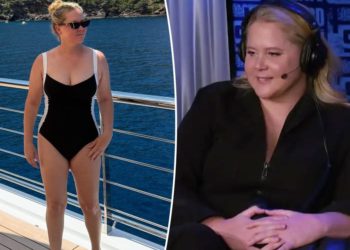 Amy Schumer shows off svelte figure in swimsuit after taking Mounjaro, sharing Ozempic horror story