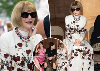 Anna Wintour makes first public appearance since stepping down as Vogue editor-in-chief