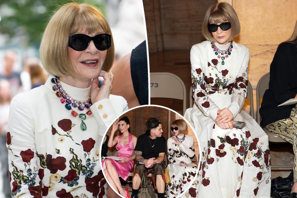 Anna Wintour makes first public appearance since stepping down as Vogue editor-in-chief