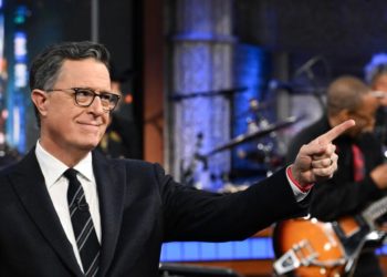 As Stephen Colbert drops F-bomb on gloating Trump, late-night counterparts join the fray