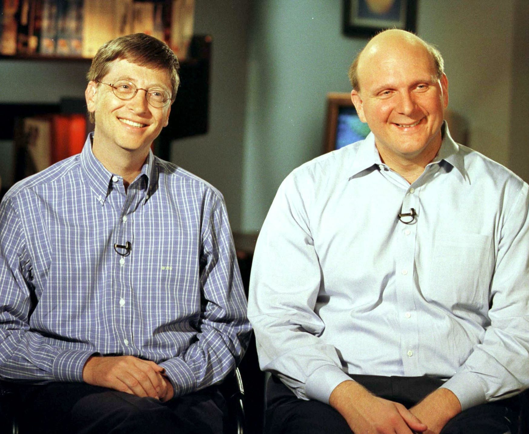 Bill Gates and Steve Ballmer in 1998.