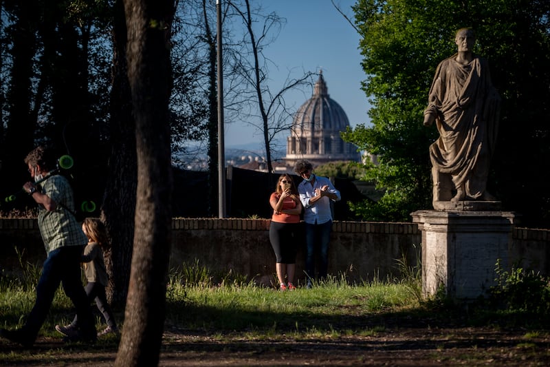 Rome's Villa Doria Pamphili, a sprawling park just west of the city center, lies less than three miles from the Vatican.