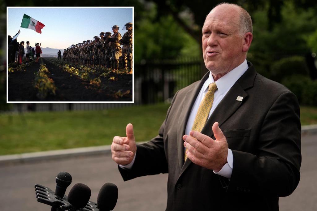 Border czar Tom Homan delivers fiery response  to anti-ICE activist interrupting him: ‘You want some? Come get some’