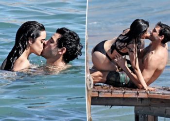 Camila Cabello and billionaire beau Henry Junior Chalhoub get hot and heavy during beach romp in Ibiza