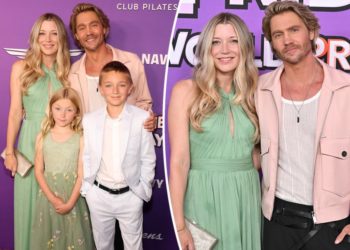 Chad Michael Murray’s kids make red carpet debut in rare family outing at ‘Freakier Friday’ premiere