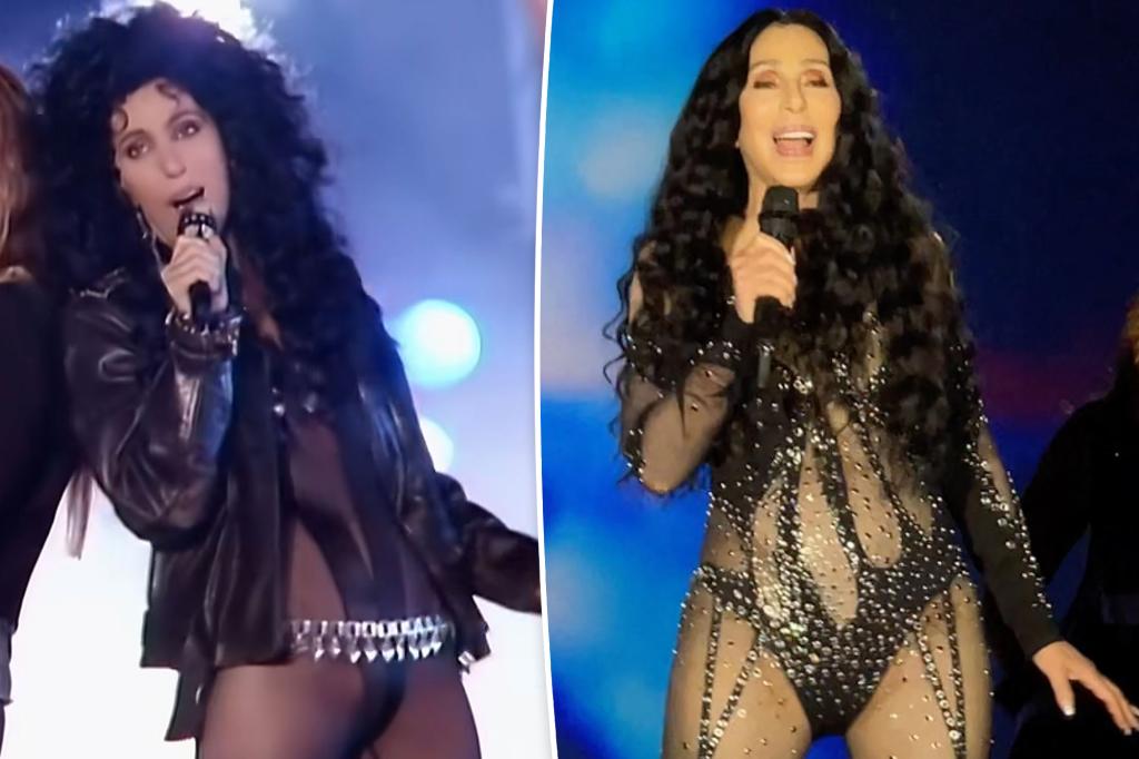 Cher, 79, turns back time in couture re-creation of her most iconic music video look at Dolce & Gabbana event