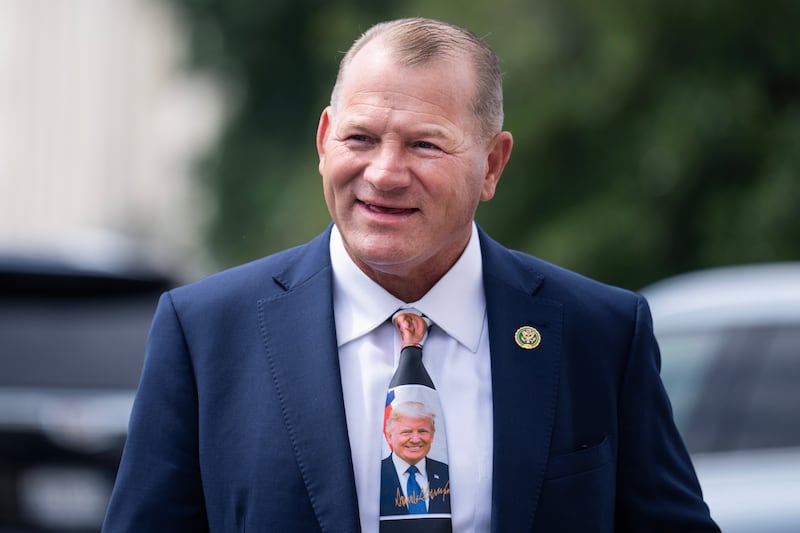 Troy Nehls is routinely seen smoking cigars on Capitol Hill, and once wore gold Trump sneakers and a Trump tie to work.