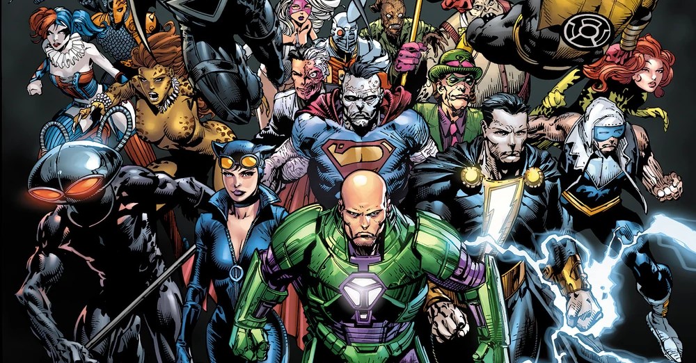 The Injustice League on the cover of issue 1 of Forever Evil from DC Comics