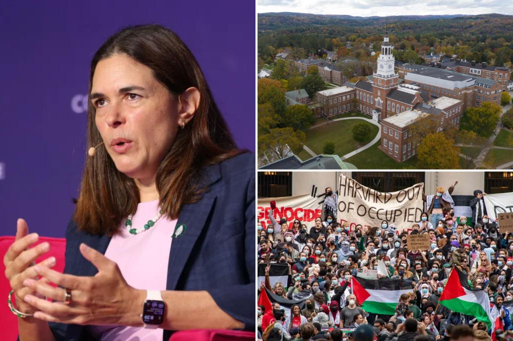 Dartmouth President Sian Beilock accused of cowardice for staying neutral as Trump targets elite schools