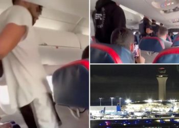Delta flight to Detroit diverted after unruly passenger tries to open exit door, fights with attendant