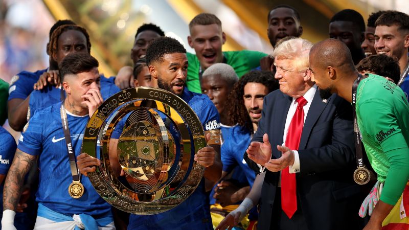 Donald Trump’s eventful day at the Club World Cup final: Being booed, celebrating with Chelsea and a winner’s medal