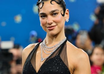 Dua Lipa Wore A Bridal Cutout Dress To Schiaparelli’s Fall 2025 Show