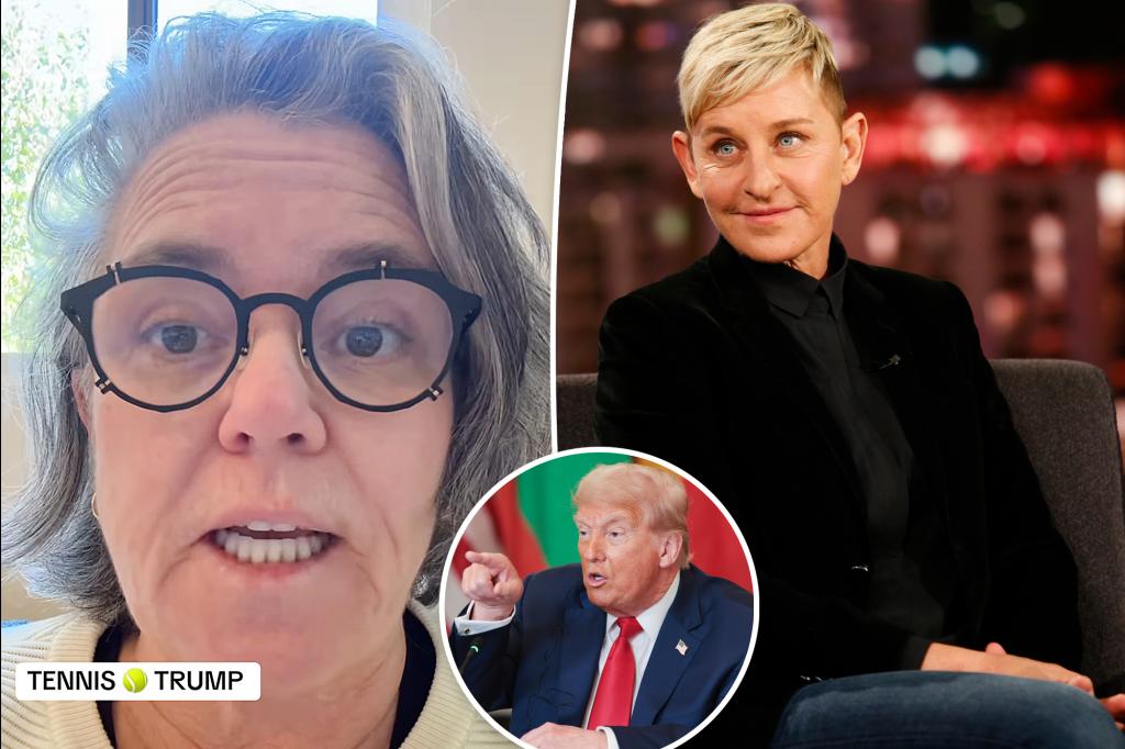 Ellen DeGeneres backs Rosie O’Donnell after President Trump’s citizenship threat despite unresolved rift