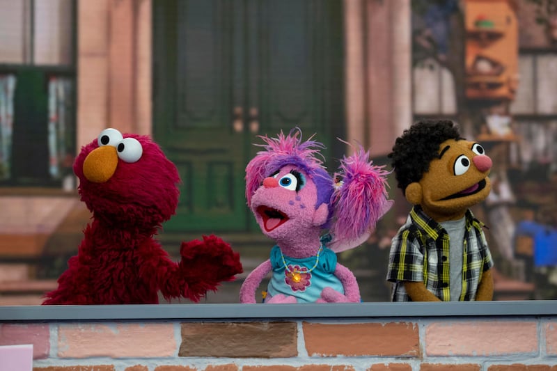 TODAY -- Pictured: Elmo, Abby Cadabby and Tamir from Sesame Street on Thursday, November 3, 2022 -- (Photo by: Nathan Congleton/NBC via Getty Images)