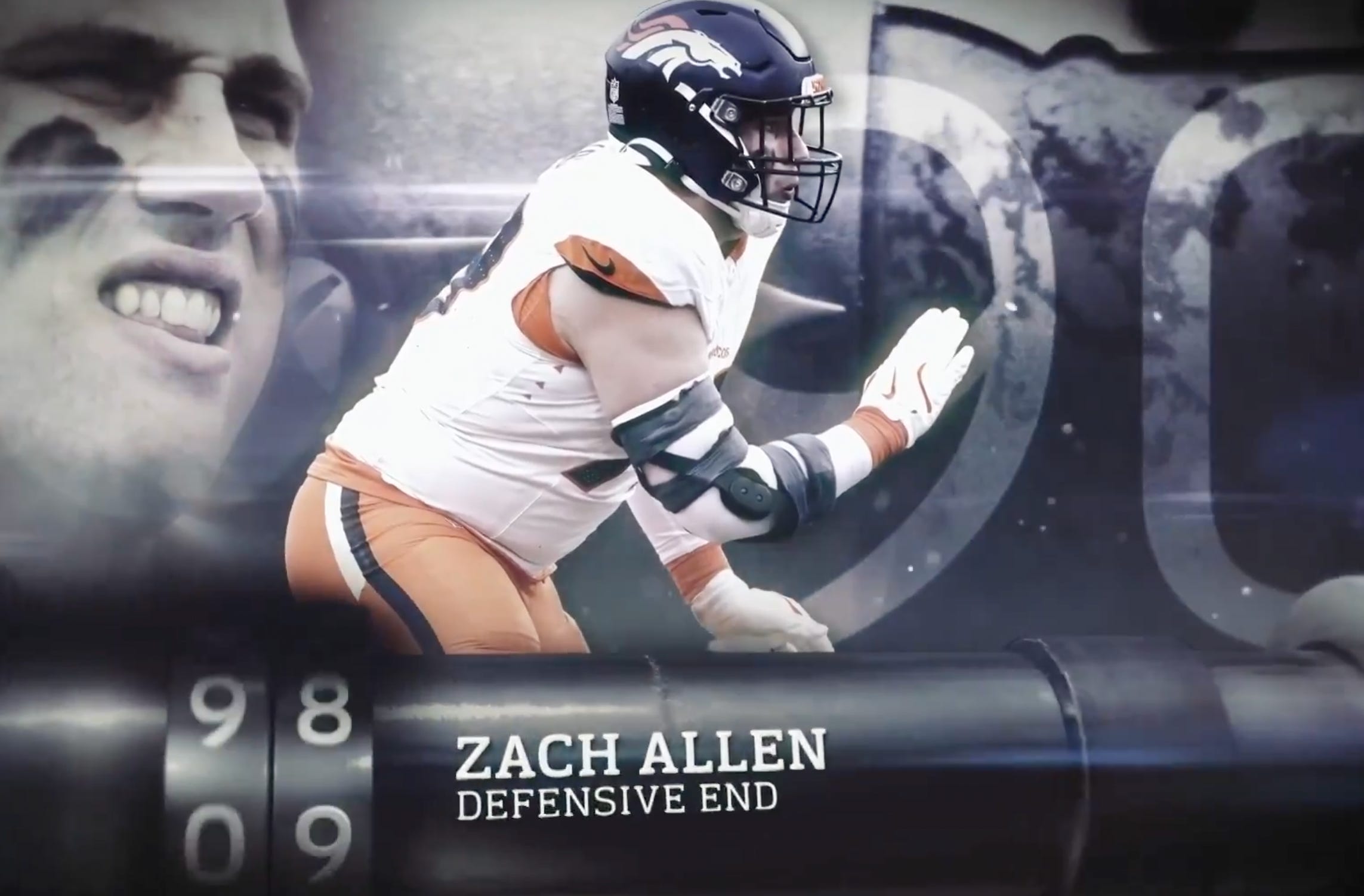 Screenshot of "NFL Top 100" on X
