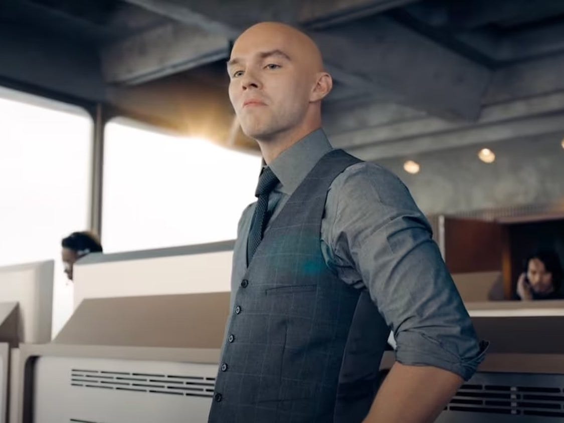 nicholas hoult as lex luthor