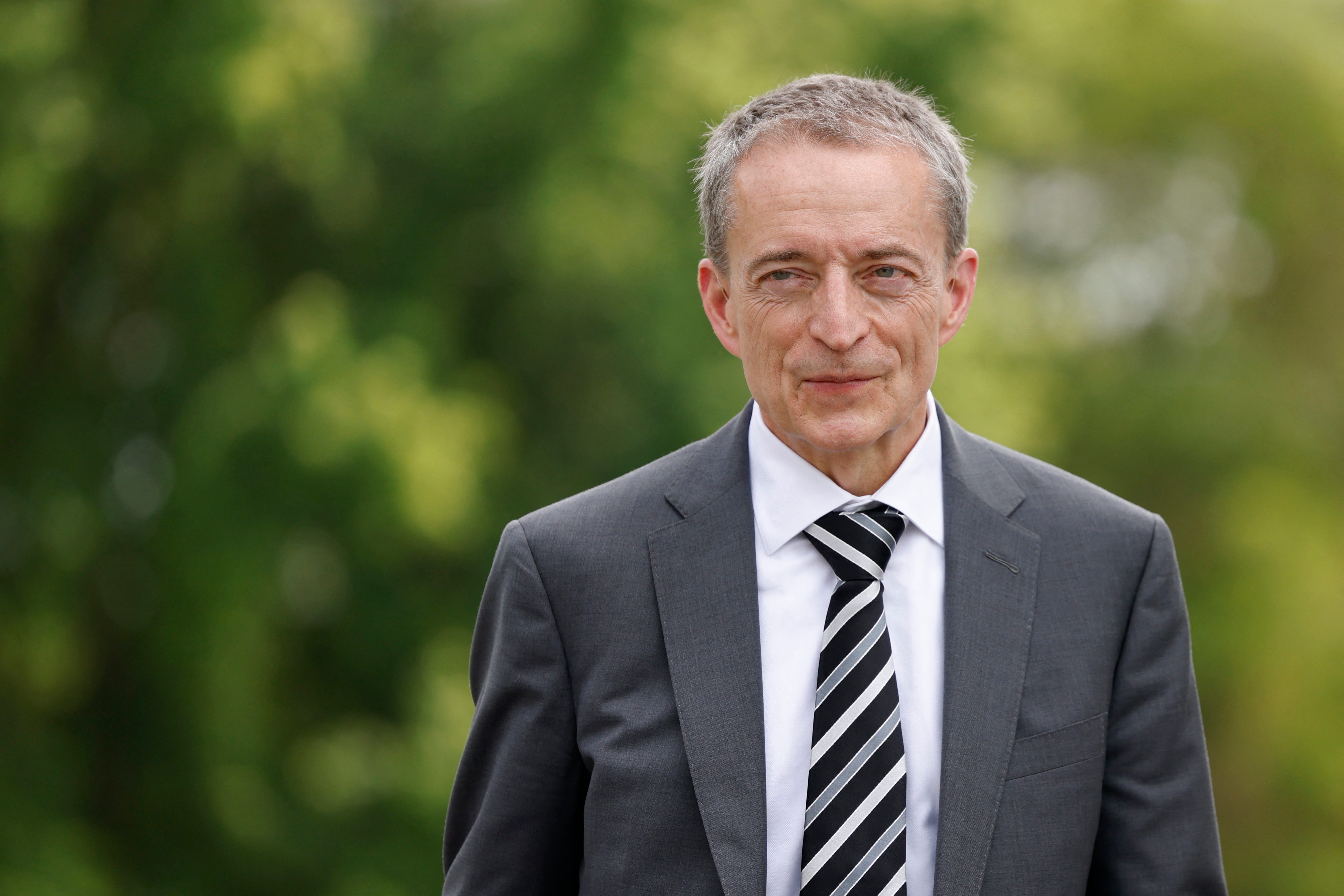 Pat Gelsinger, CEO of US multinational corporation and technology company Intel, in Berlin on June 19, 2023.
