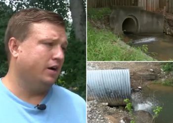 Father survives getting sucked into drain pipe, hurtled  500 feet beneath a highway: ‘I was saying my goodbyes’