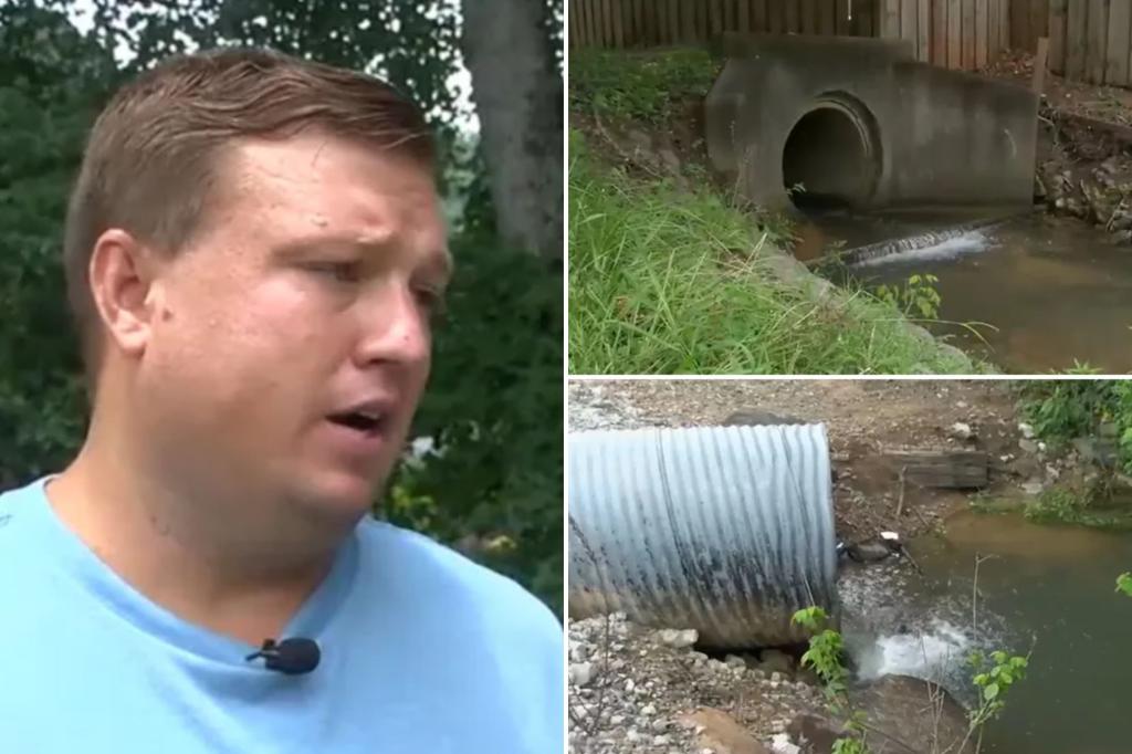 Father survives getting sucked into drain pipe, hurtled  500 feet beneath a highway: ‘I was saying my goodbyes’
