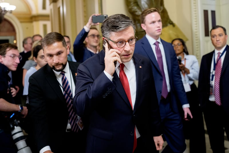 Speaker of the House Mike Johnson and other Republicans are working to gather enough support to begin debate on Trump's sweeping tax and spending bill.