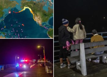 First tsunami waves strike mainland US in Northern California and Bay Area