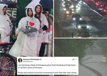 Flash flooding across tri-state area prompts road closures, subway delays in NYC, state of emergency in NJ