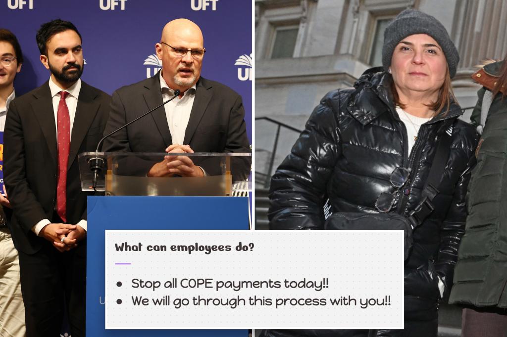 Furious NYC educators will stop funding UFT’s political arm to protest Mamdani endorsement