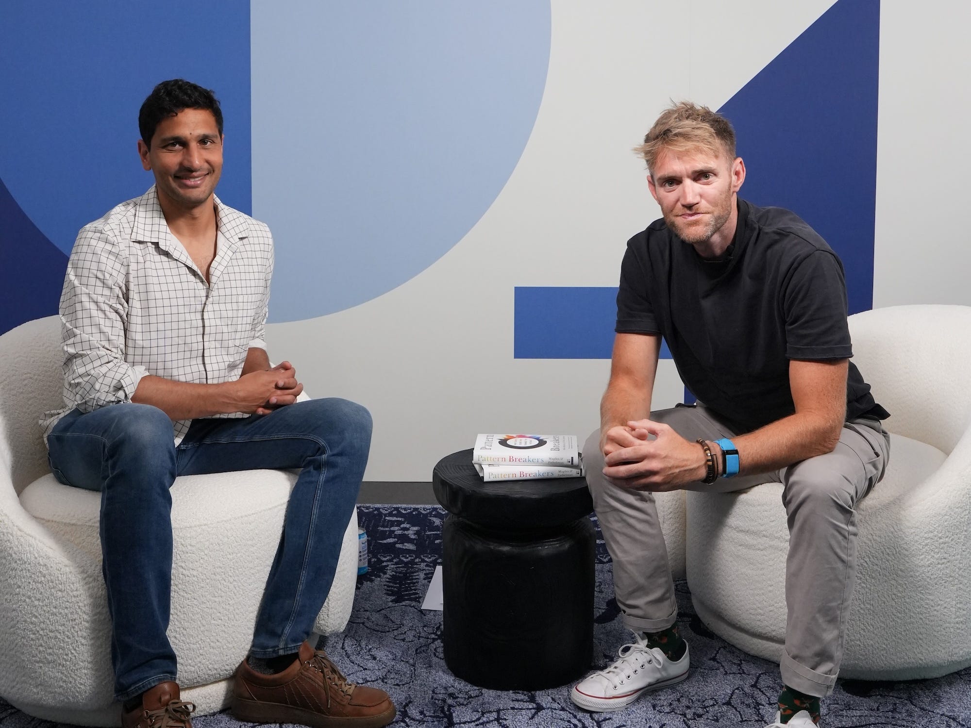 Omar Haroun, Eudia cofounder and CEO, and Dan Fox, Johnson Hana cofounder and CEO.