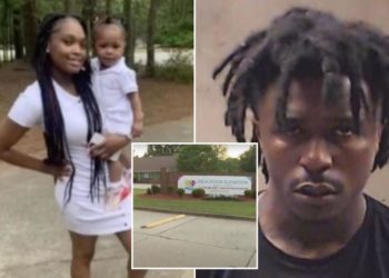 Georgia killer spits at prosecutors moments after he’s sentenced to life in prison for fatally shooting his child’s mother outside daycare center